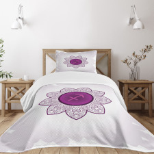 Horoscope Floral Bedspread Set