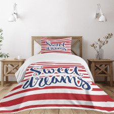 Nautical Striped Bedspread Set