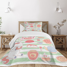 Unicorn Deserts Bedspread Set