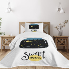 Night Sky in a Jar Bedspread Set