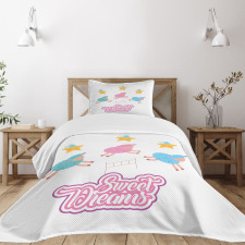 Cartoon Sheep Bedspread Set