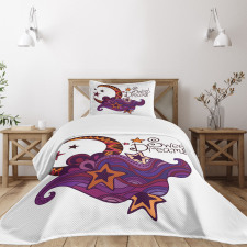 Moon Stars Bedspread Set