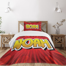 Common Teen Boys Name Bedspread Set