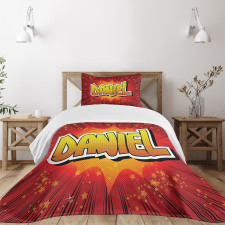 Stars American Boys Name Bedspread Set