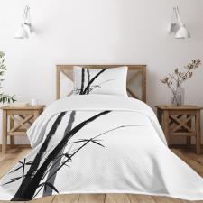 Watercolor Nature Art Bedspread Set