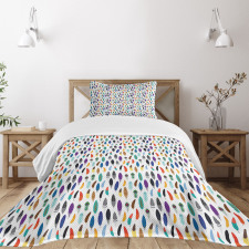 Aztec Culture Motifs Bedspread Set