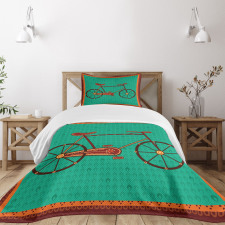 Desi Art Style Ethnic Bedspread Set