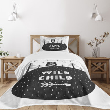 Wild Child and Bear Bedspread Set