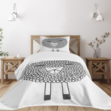 Doodle Sheep Bedspread Set