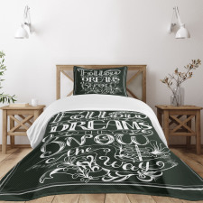 Vintage Motivation Bedspread Set