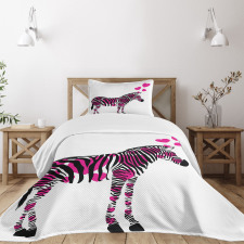 Romantic Animal Bedspread Set
