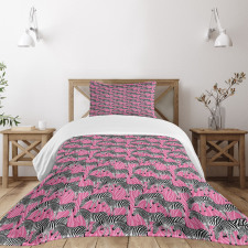 Wild Animals Pastel Bedspread Set