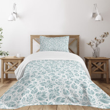 Peppermint Foliage Dot Bedspread Set