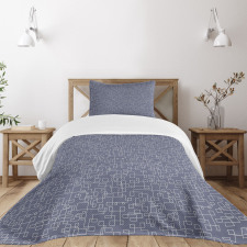 Interweaved Stripes Bedspread Set