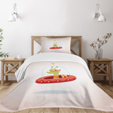 Alien Character Bedspread Set