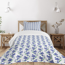 Cornflower Shabby Art Bedspread Set