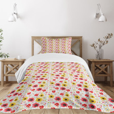 Springtime Poppy Art Bedspread Set