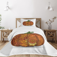 Style Pumpkin Bedspread Set