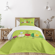 Greek Salad Funny Bedspread Set