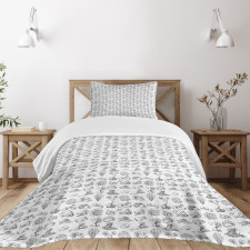 Vegetarian Harvest Bedspread Set