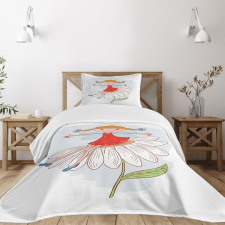 Ginger Haired Girl Bedspread Set