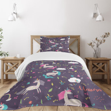 Unicorn Happy Day Bedspread Set