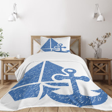 Sailingboat Bedspread Set