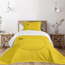 Wise Words Circle Bedspread Set