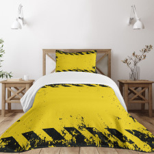 Hazard Caution Bedspread Set