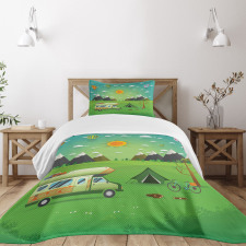 Outdoors Caravan Bedspread Set