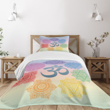 Lace Inspired Pattern Bedspread Set