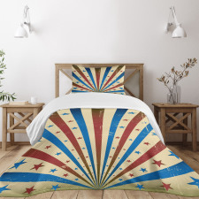 Flag Color Background Bedspread Set