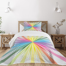 Retro Burst Bedspread Set