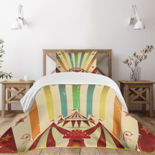 Old Circus Fair Bedspread Set