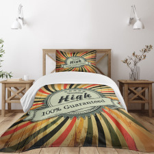 Grunge Lines Bedspread Set