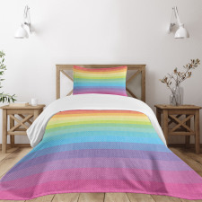 Retro Stripes Bedspread Set