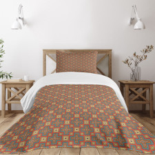 Mayan Geometrical Bedspread Set