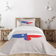 Bald Eagle Design Bedspread Set