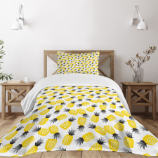 Abstract Summer Motif Bedspread Set