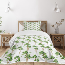 Forest in Watercolors Bedspread Set