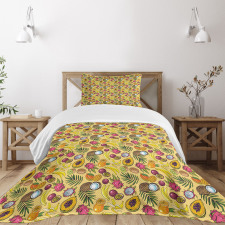 Tropical Summer Food Bedspread Set