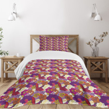 Vibrant Vintage Orchid Bedspread Set