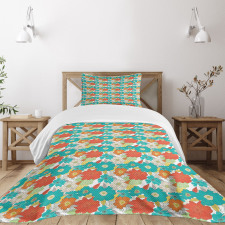 Doodle Fresh Spring Bedspread Set