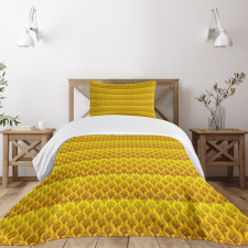 Victorian Swirls Leaves Bedspread Set