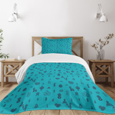 Eastern Diwali Festival Bedspread Set