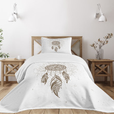 Dreamcatcher Mandala Art Bedspread Set