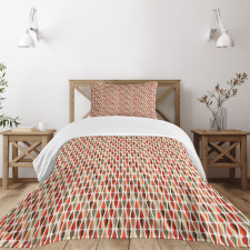 Simplistic Mosaic Bedspread Set