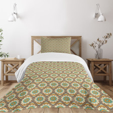 Flower Mandala Design Bedspread Set