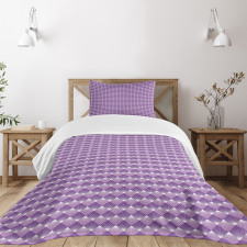 Rhombuses with Lines Bedspread Set