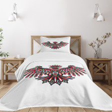 Haida Art Style Eagle Bedspread Set